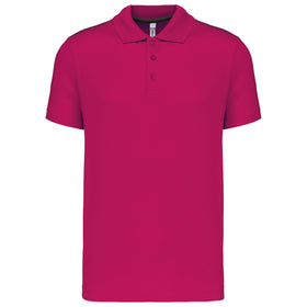 Polo technique team golf- PA480 polo homme: minimum 5 pièces Pro act fuschia XS 