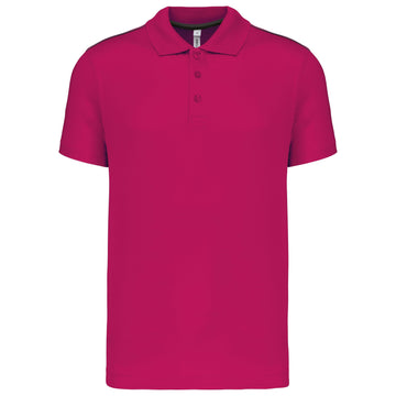 Polo technique team golf- PA480 polo homme: minimum 5 pièces Pro act fuschia XS 