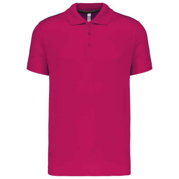 Polo technique team golf- PA480 polo homme: minimum 5 pièces Pro act fuschia XS 
