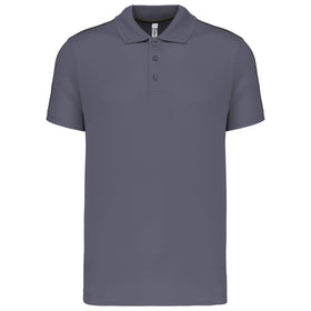 Polo technique team golf- PA480 polo homme: minimum 5 pièces Pro act gris XS 