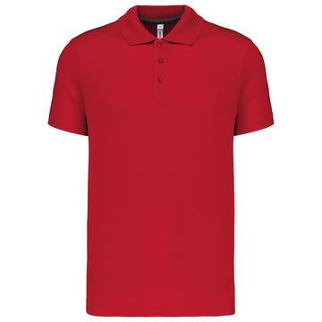 Polo technique team golf- PA480 polo homme: minimum 5 pièces Pro act rouge XS 