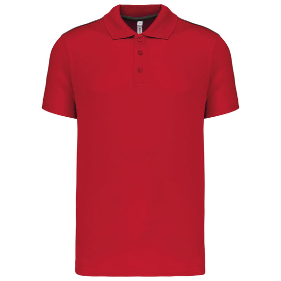 Polo technique team golf- PA480 polo homme: minimum 5 pièces Pro act rouge XS 