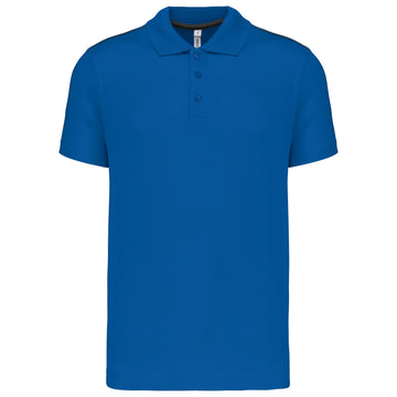 Polo technique team golf- PA480 polo homme: minimum 5 pièces Pro act bleu XS 