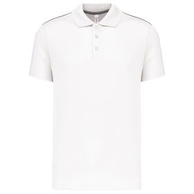 Polo technique team golf- PA480 polo homme: minimum 5 pièces Pro act blanc XS 