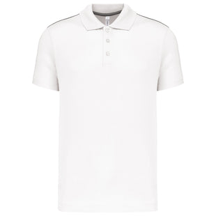 Polo technique team golf- PA480 polo homme: minimum 5 pièces Pro act blanc XS 