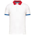Polo technique coolplus -PA489 polo homme Pro act Blanc / bleu / rouge S 