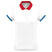 Polo personnalisé technique performance golf -PA490 polo femme: minimum 5 pièces Pro act Blanc / bleu / rouge XS 