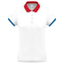 Polo personnalisé technique performance golf -PA490 polo femme: minimum 5 pièces Pro act Blanc / bleu / rouge XS 