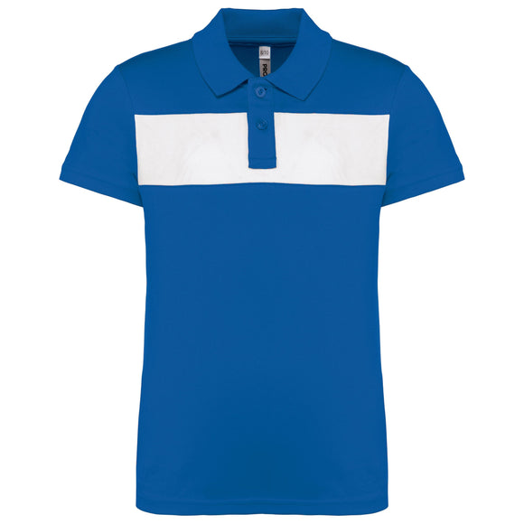 Polo technique junior - PA494 polo junior: minimum 5 pièces Pro act bleu 4-6 ans 