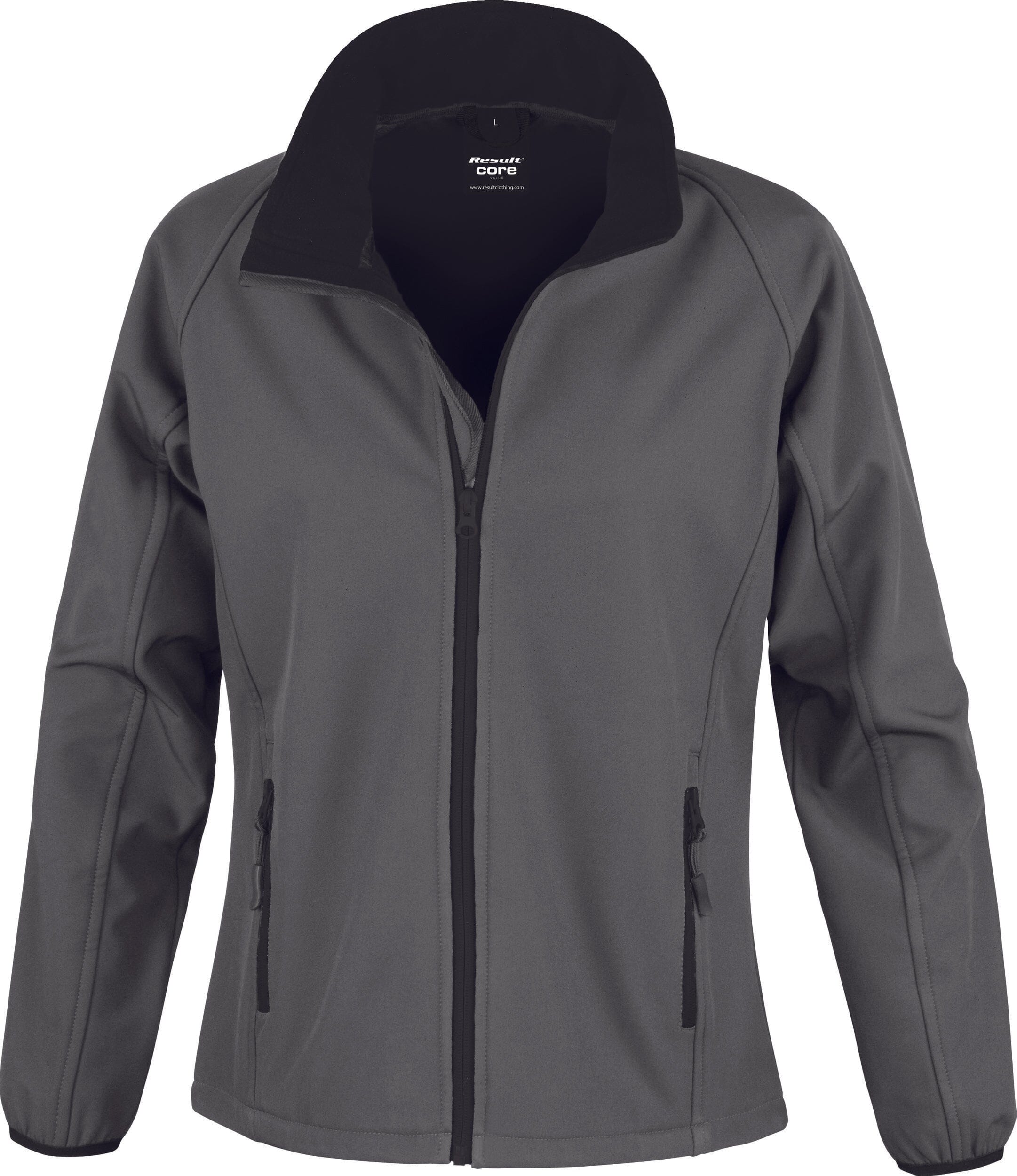 Veste softshell équipe de golf - R231 F veste femme : minimum 5 pièces Result gris/noir XS 