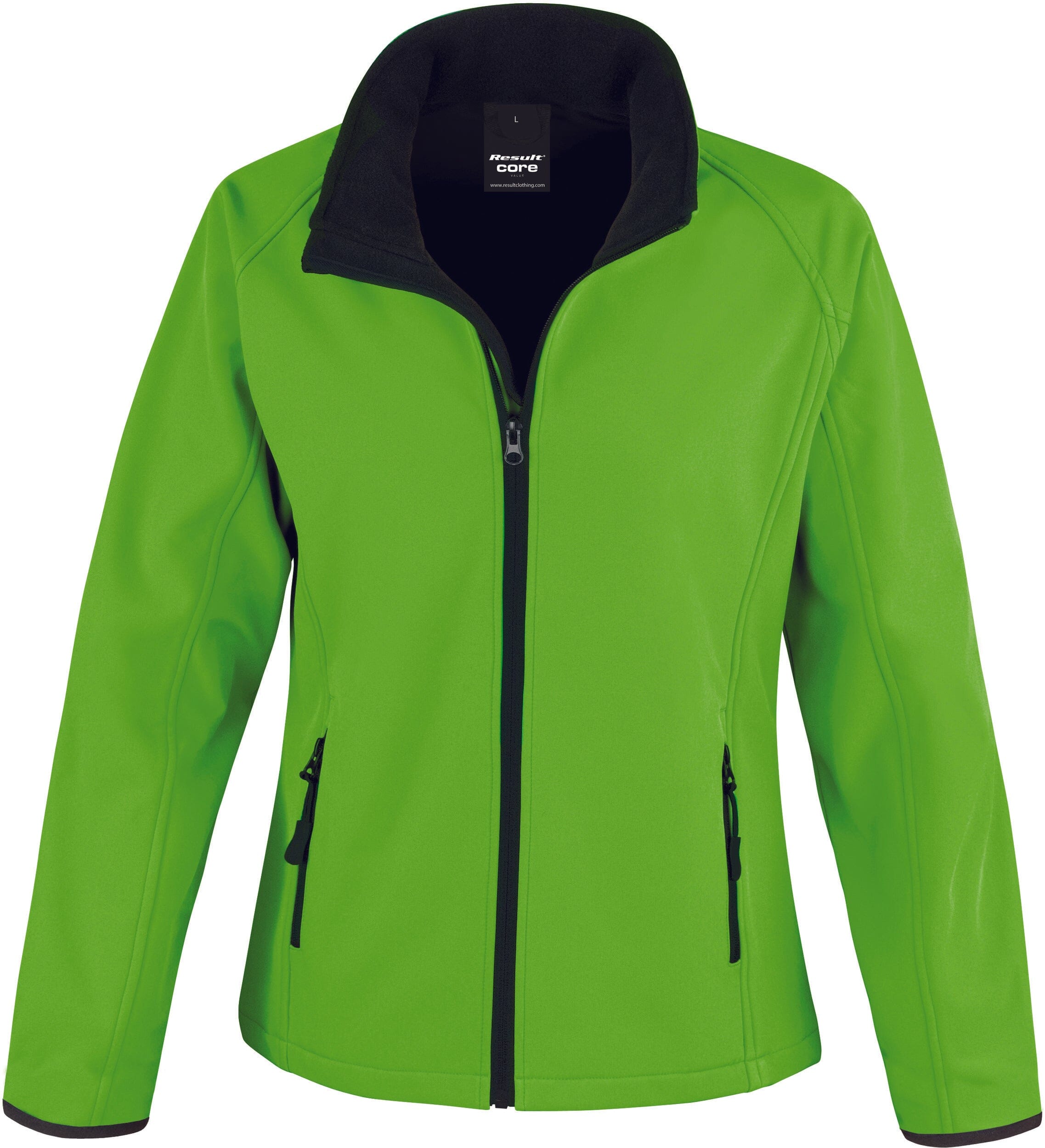 Veste softshell équipe de golf - R231 F veste femme : minimum 5 pièces Result vert/noir XS 