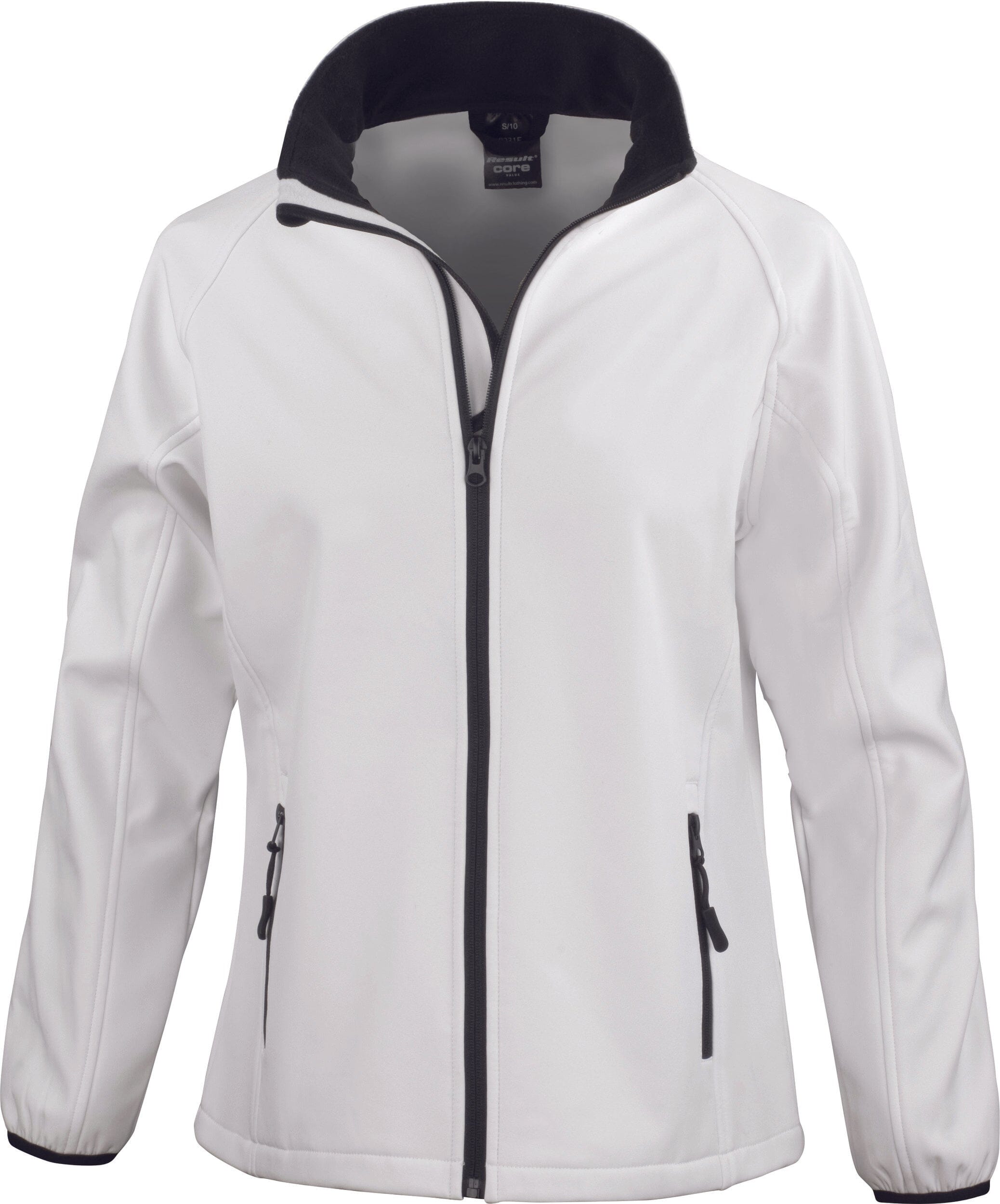 Veste softshell équipe de golf - R231 F veste femme : minimum 5 pièces Result blanc/noir XS 