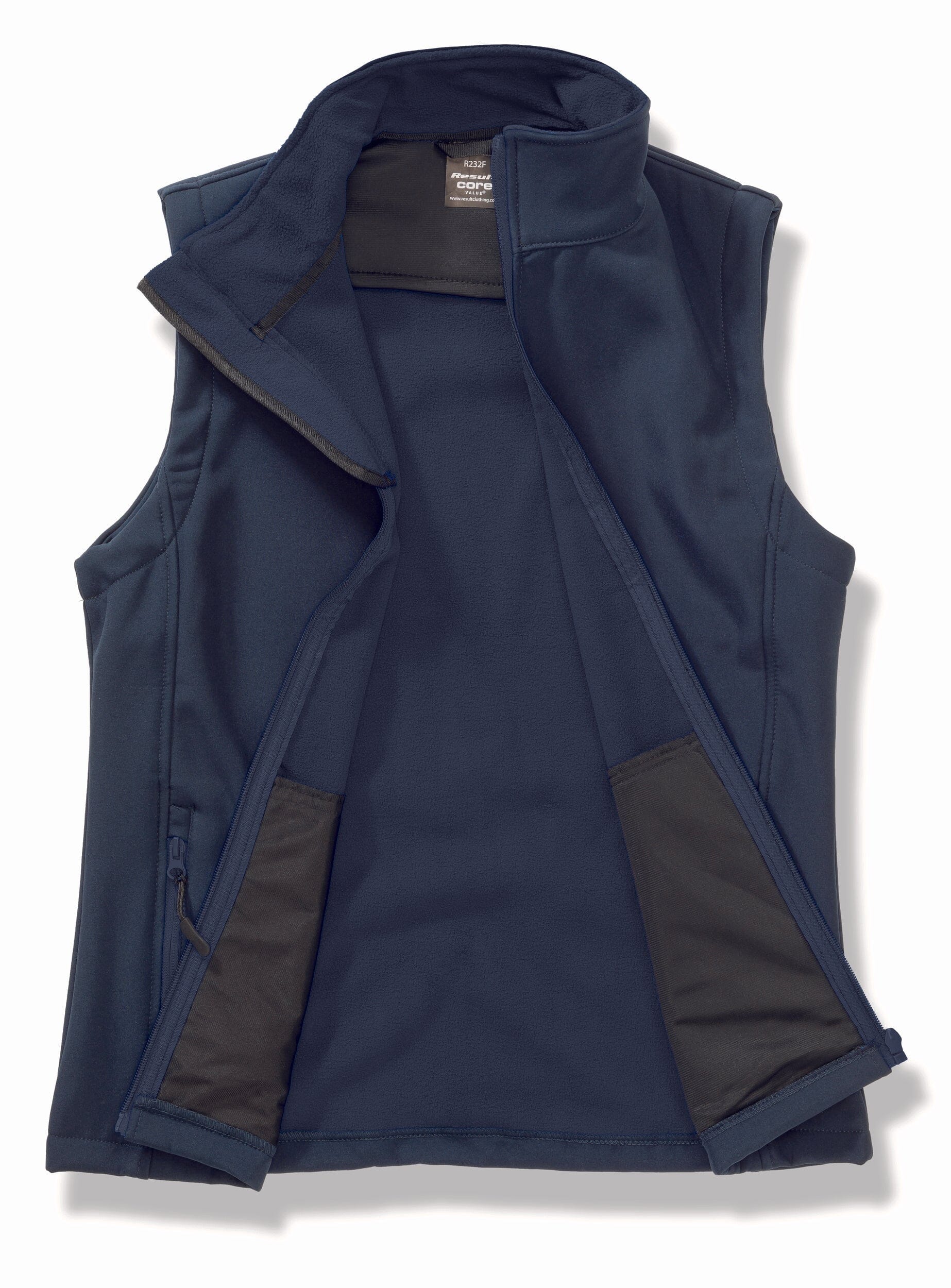 Bodywarmer Softshell - R232F Veste femme: minimum 5 pièces Result Marine/marine XS 