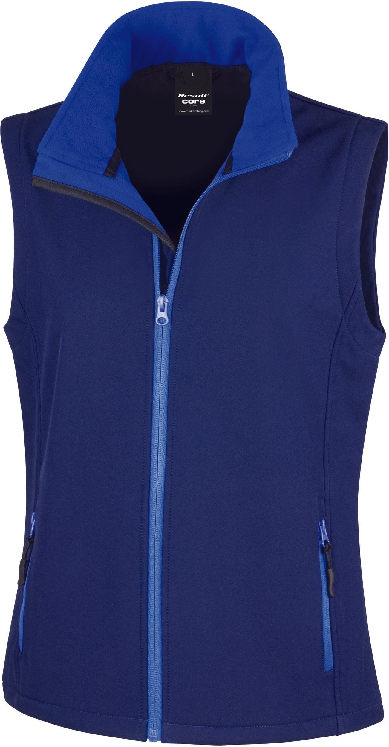 Bodywarmer Softshell - R232F Veste femme: minimum 5 pièces Result Marine/ royal XS 