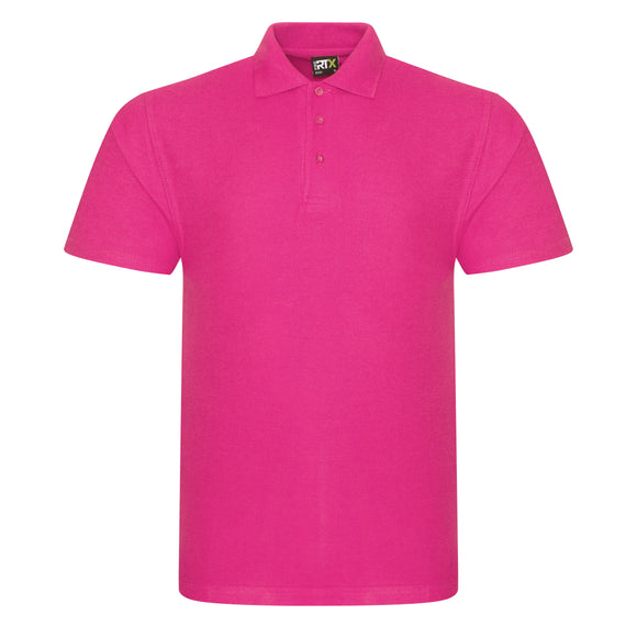 Polo polycoton - RX101 polo homme : minimum 10 pièces Pro RTX Fuchsia S 