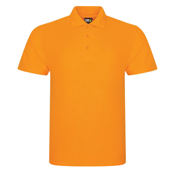Polo polycoton - RX101 polo homme : minimum 10 pièces Pro RTX Orange S 
