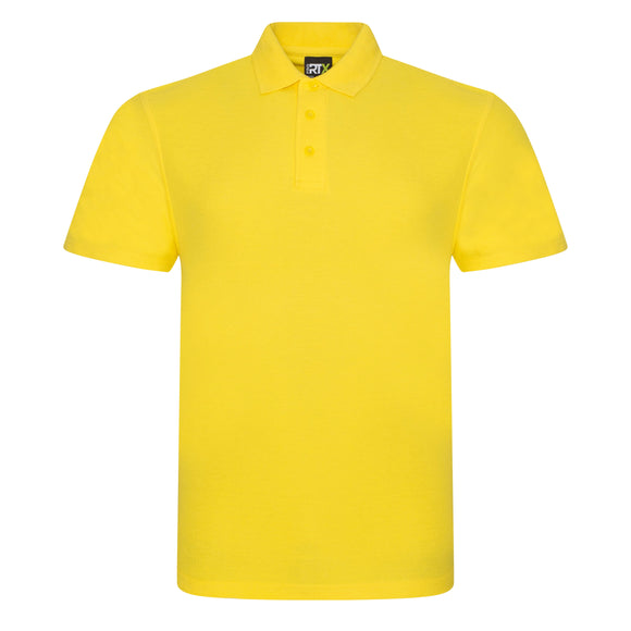 Polo polycoton - RX101 polo homme : minimum 10 pièces Pro RTX Jaune S 