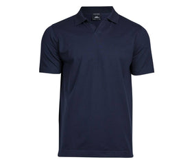 Polo luxury strech - TJ1404 polo homme : minimum 5 pièces Tee Jays Marine S 