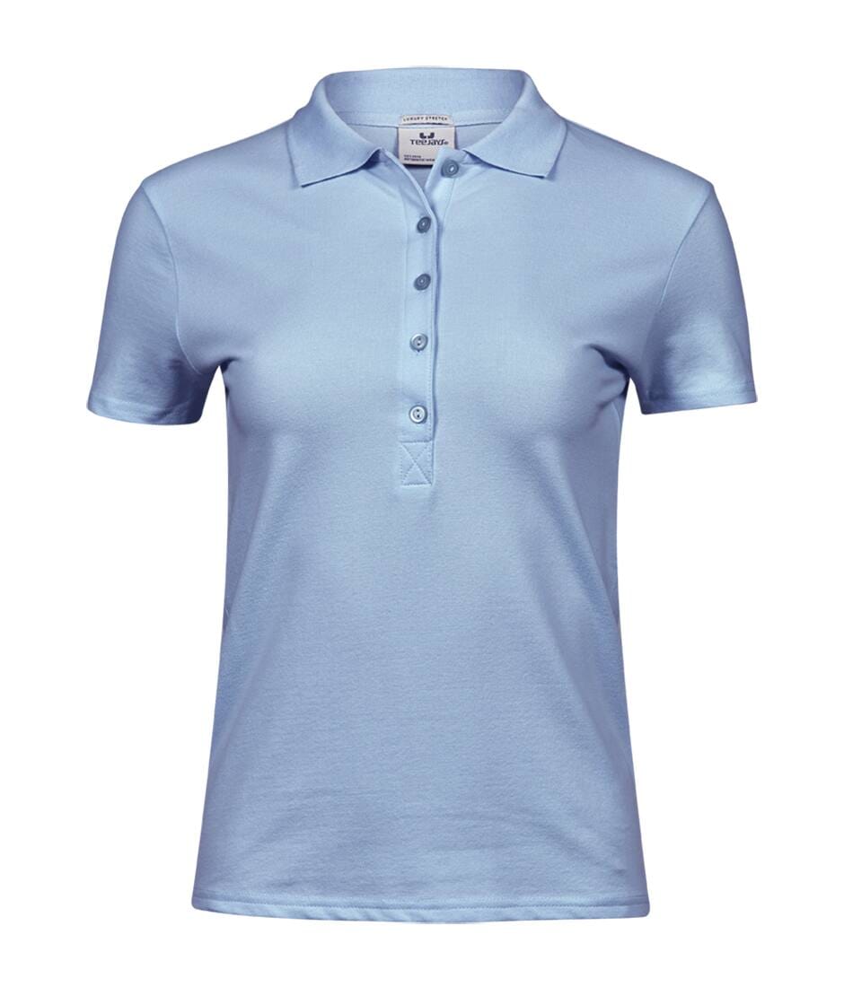 Polo Luxury Stretch- TJ145 Tee Jays Light bleu S 