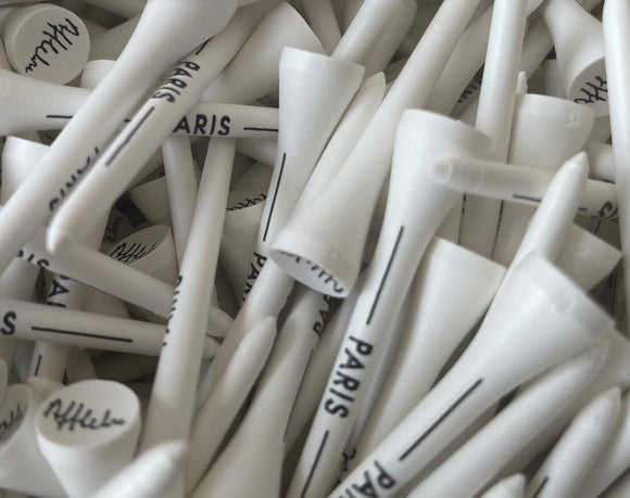 Tee biodégradable marquage shaft et cup vendu en vrac tee de golf: minimum 1000 pièces Biogolftee 