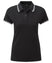Polo tipped - AQ021 Polo femme :minimum 5 pièces Asquith & Fox Noir/blanc XS 