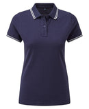 Polo tipped - AQ021 Polo femme :minimum 5 pièces Asquith & Fox Marine/blanc XS 