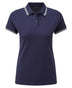 Polo tipped - AQ021 Polo femme :minimum 5 pièces Asquith & Fox Marine/blanc XS 