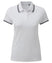 Polo tipped - AQ021 Polo femme :minimum 5 pièces Asquith & Fox Blanc /marine XS 