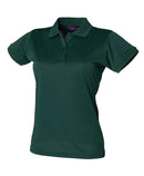 Polo personnalisé coolplus- H476 polo femme: minimum 5 pièces Henbury Vert bouteille S 