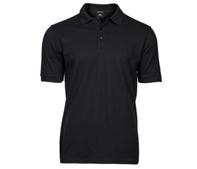 Polo luxury stretch coloris 1 Tee Jays Noir S 