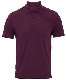 Polo Piqué Coolchecker PR615 Polo homme :minimum 5 pièces Premier Aubergine S 