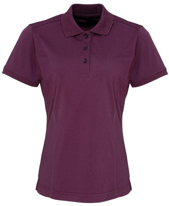 Polo Piqué Coolchecker PR616 Polo femme :minimum 5 pièces Premier Aubergine XS 