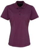 Polo Piqué Coolchecker PR616 Polo femme :minimum 5 pièces Premier Aubergine XS 