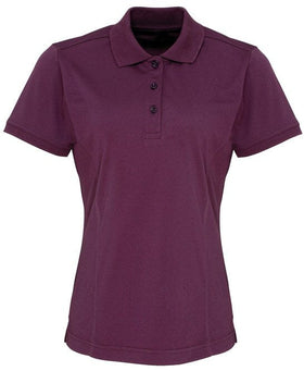 Polo Piqué Coolchecker PR616 Polo femme :minimum 5 pièces Premier Aubergine XS 
