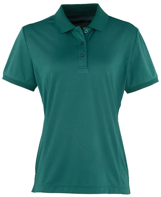 Polo Piqué Coolchecker PR616 Polo femme :minimum 5 pièces Premier Vert Bouteille XS 