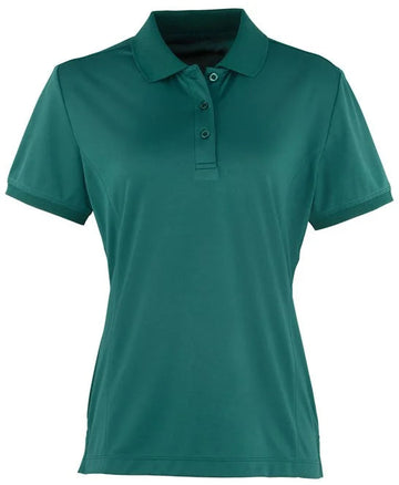 Polo Piqué Coolchecker PR616 Polo femme :minimum 5 pièces Premier Vert Bouteille XS 