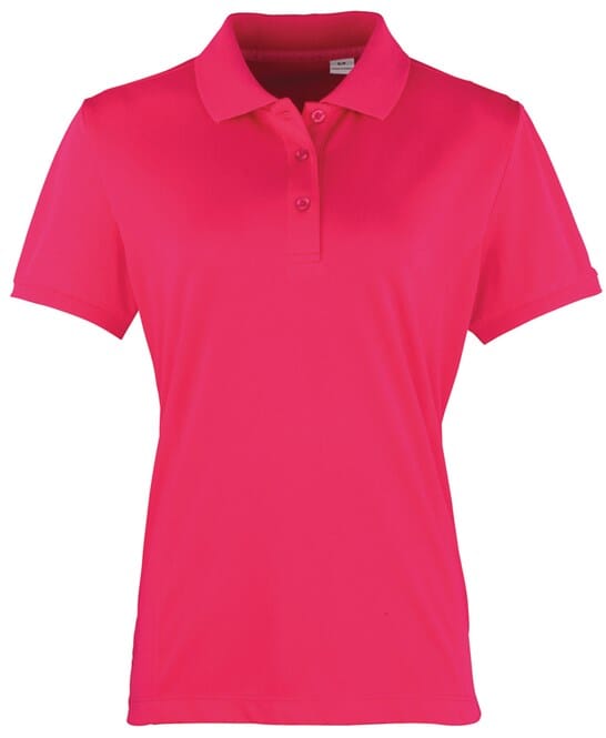 Polo Piqué Coolchecker PR616 Polo femme :minimum 5 pièces Premier Hot pink XS 