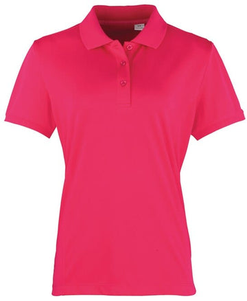 Polo Piqué Coolchecker PR616 Polo femme :minimum 5 pièces Premier Hot pink XS 