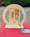 Trophée en Bois trophées: Aucun minimum de commande ULS france 21 cm 