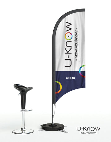 Oriflamme 240 x 65 Oriflamme : aucun minimum U-know 