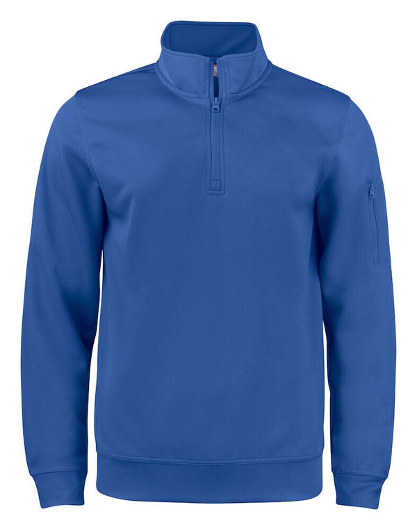1/4 zip pour école de golf - 021072 pull junior:minimum 5 pièces Clique Royal 100 