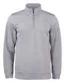 1/4 zip pour école de golf - 021072 pull junior:minimum 5 pièces Clique Gris 100 