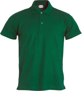 Basic Polo Clique 028230 polo homme Clique Vert Bouteille XS 