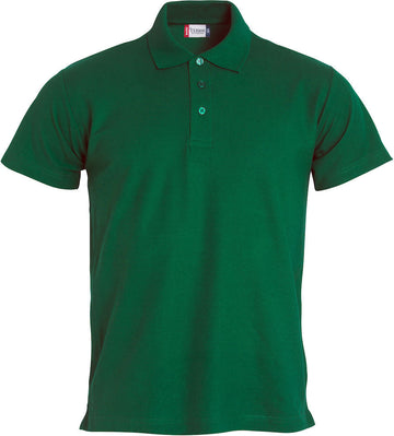Basic Polo Clique 028230 polo homme Clique Vert Bouteille XS 