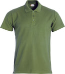 Basic Polo Clique 028230 polo homme Clique Vert Army XS 