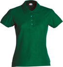 Basic Polo Lady Clique 028231 Polo femme :minimum 5 pièces Clique Vert bouteille XS 