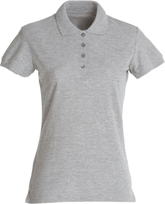 Basic Polo Lady Clique 028231 Polo femme :minimum 5 pièces Clique Gris mélangé XS 