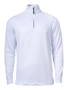 Coos bay half zip- 358400 Pull homme:minimum 5 pièces Cutter & buck Blanc S 