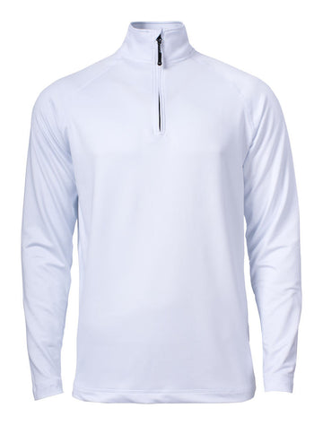 Coos bay half zip- 358400 Pull homme:minimum 5 pièces Cutter & buck Blanc S 