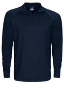 Coos bay half zip- 358400 Pull homme:minimum 5 pièces Cutter & buck Marine S 